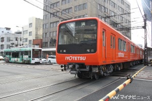 伊予鉄道、10/1運賃改定 - 郊外電車・市内電車の初乗り運賃170円に