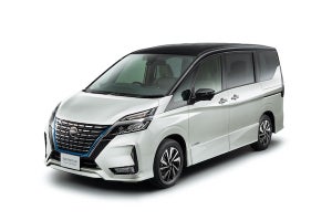 日産、「セレナ」を一部仕様向上し、販売を開始