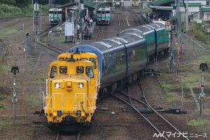 ロイヤルエクスプレス北海道クルーズ、遠軽駅スイッチバックも見所