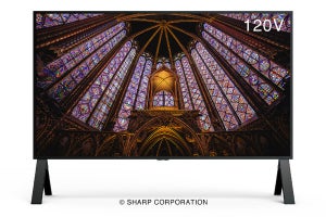 シャープ、「120V型で8K」の大画面・超高精細ディスプレイ