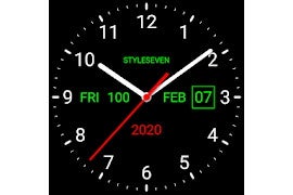 【毎日がアプリディ】スマホにアナログ時計をインストール「Analog Clock Live Wallpaper-7」