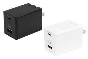 コンパクトながらUSB PDとQC 3.0に対応、30W出力のUSB充電器　オウルテック