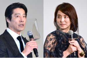 堤真一、シールド付きマイクに「慣れない」 石田ゆり子も「どの位置が…」