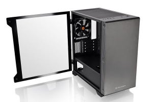 Thermaltake、スイング式ガラスパネルを採用したマイクロATXケース