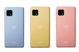 ドコモ、大容量バッテリー＆省エネIGZOの5Gスマホ「AQUOS sense5G」