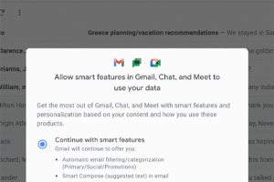 Gmailにスマート機能向けのプライバシー設定、データ利用許可を一カ所で管理