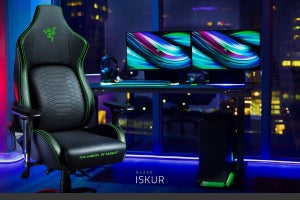 Razer、ランバーサポートが稼働するゲーミングチェア「Iskur」