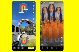 Snapchatもショート動画サービスに参入、100万ドルの報酬プログラムを用意