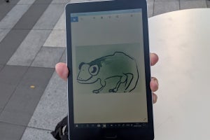 いつでもどこでもWACOMペンでサッとお絵描き！　8インチ「raytrektab」体験会レポート