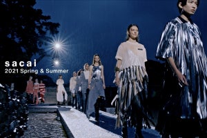 「sacai 2021 Spring & Summer」マルチアングル映像独占配信