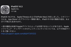 「iPadOS 14.3」公開 - AirPods Maxに対応、Apple ProRAWも編集可能に