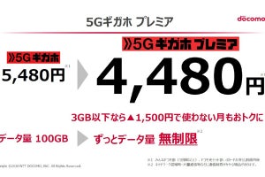 ドコモの狙いは？ 値下げした大容量プラン「5Gギガホ プレミア」「ギガホ プレミア」を考察