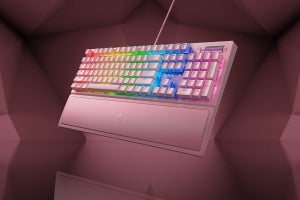 Razer、ゲーミングキーボード「BlackWidow V3」にクォーツピンク