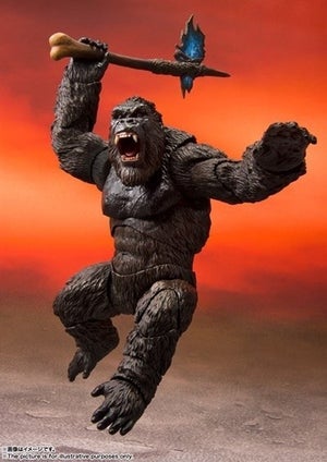 『GODZILLA VS. KONG』のコングがS.H.MonsterArtsに登場、骨格から検証し劇中に近い造形を実現