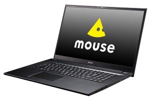 マウスコンピューター、光学ドライブを標準搭載する17.3型ノートPC「mouse F7」