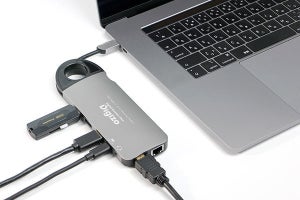 最大10基のポートを増設できる低価格のUSB Type-Cハブ　プリンストン