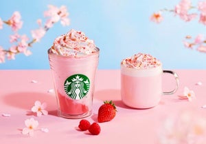 スタバ新作、パンナコッタ入り「さくらふわり ベリー フラペチーノ」を発売!