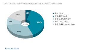 プログラミング独学者の５割超が「現役エンジニア」からの指導を希望