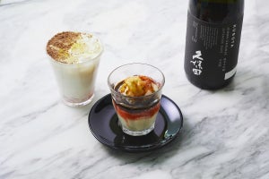 朝日酒造、旬のいちごを使用した春の限定メニュー「SAKE & DOLCE」の提供開始