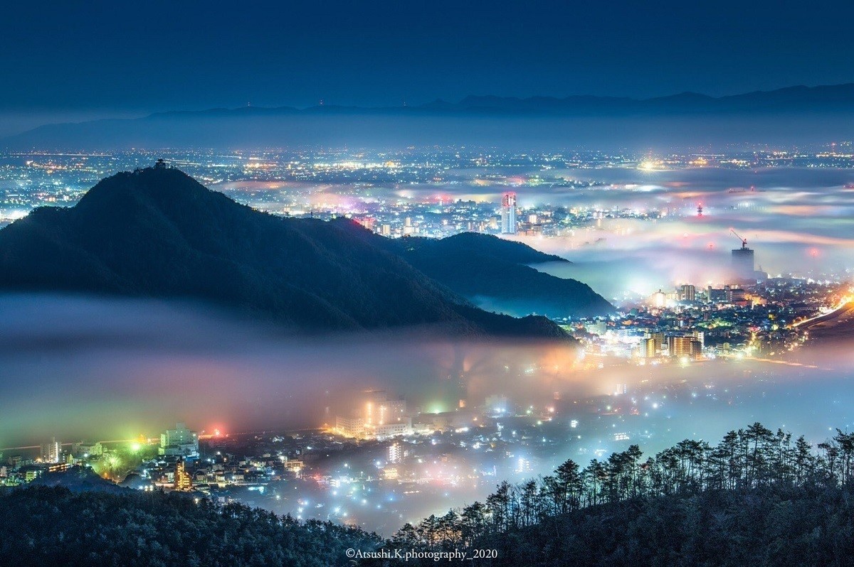 【幻想的…】「これが岐阜市の本気」宝石箱を散りばめたような夜景に「すっごく綺麗!!!」「岐阜の本気、見させていただきました」「我が街岐阜!美しいですね!」と感動の嵐