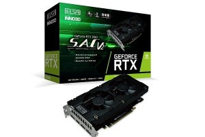 ELSA、GeForce RTX 2060を搭載するデュアルファンのグラフィックスカード