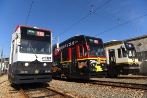 豊橋鉄道800形801号「パト電車」運行終了、記念撮影会＆記念乗車券