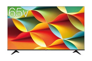 ハイセンス、4K液晶テレビ「A6G」65/55/43V型発売。約6万円〜