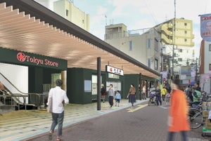 東急池上線長原駅を「木になるリニューアル」2021年秋に竣工予定