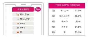 10代女性がリアルに使うトレンドワードランキング、1位は? - 2位レベチ