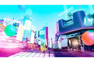 「バーチャル渋谷」に新エリア「原宿」を追加、買い物ができるVR店舗も