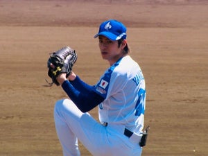 山田裕貴、本気のピッチングをTV初披露! ホームラン王2回の強打者と対決