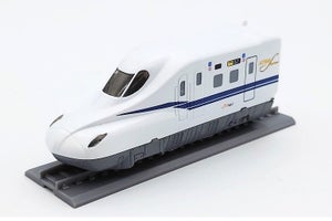 鉄道プルバックトイ「プルプラ」の最新作「N700S のぞみ」7月発売