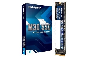 GIGABYTE、PCIe 3.0接続のM.2 SSD 2製品 - 512GBと1TB