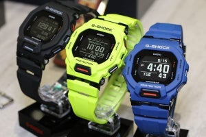 G-SHOCK、スポーツライン「G-SQUAD」初の薄型スクエアモデル