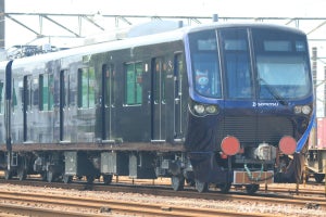 相鉄21000系、新型車両が登場 - 8両編成、20000系と外観ほぼ同じ?