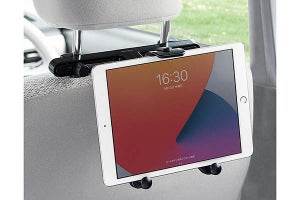 ヘッドレストに装着できるタブレットホルダー　サンワダイレクト