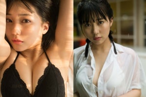 田中美久、初写真集発売　谷間あらわなワンピ＆網タイツ、水着や温泉も