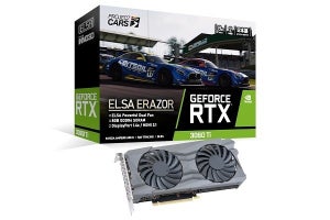 エルザ、2スロット厚に収めたGeForce RTX 3060 Ti搭載カード - 約9.5万円