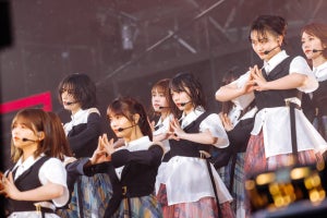 櫻坂46&日向坂46が合同野外ライブ「お互い改名したけど、根っこは同じ」