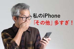 iPhoneストレージの「その他」が多すぎ！ 削除して空き容量を増やす方法