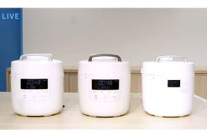 シロカの新しい電気圧力鍋「おうちシェフPRO」- 高圧力や自動減圧でより時短、より柔らかく調理