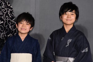 寺田心、弟役・猪股怜生のしゃべり「本当に尊敬」浴衣姿で大魔神復活