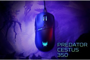 エイサー、有線 / 無線両用のゲーミングマウス「Predator Cestus 350」