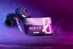 ニコチンゼロのNICOLESSから新フレーバー「ブルーベリーミント」が登場