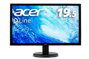 日本エイサー、HD画質で19.5型のコンパクトなディスプレイ