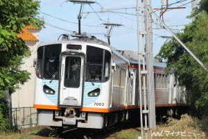 一畑電車、10/1ダイヤ改正 - 列車増便や最終列車時刻の繰上げなど