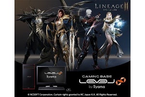 iiyama PC、『リネージュ2M』のゲーム内アイテムが多数付属する推奨PC