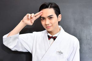 吉野北人、うどん店の店長を熱演! ポマードヘアで“新しい自分”「新鮮な気持ち」