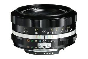 フルサイズニコン一眼レフ用のMFレンズ「COLOR-SKOPAR 28mm F2.8 Aspherical SLⅡs」