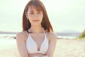 NGT48西潟茉莉奈、1st写真集の水着撮影は「恥ずかしい」　初ランジェリーも